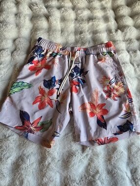 Blue Crown Pink Floral Swim Shorts Bundle Men